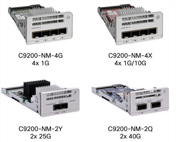 Cisco Catalyst 9200 Series Switch network modules